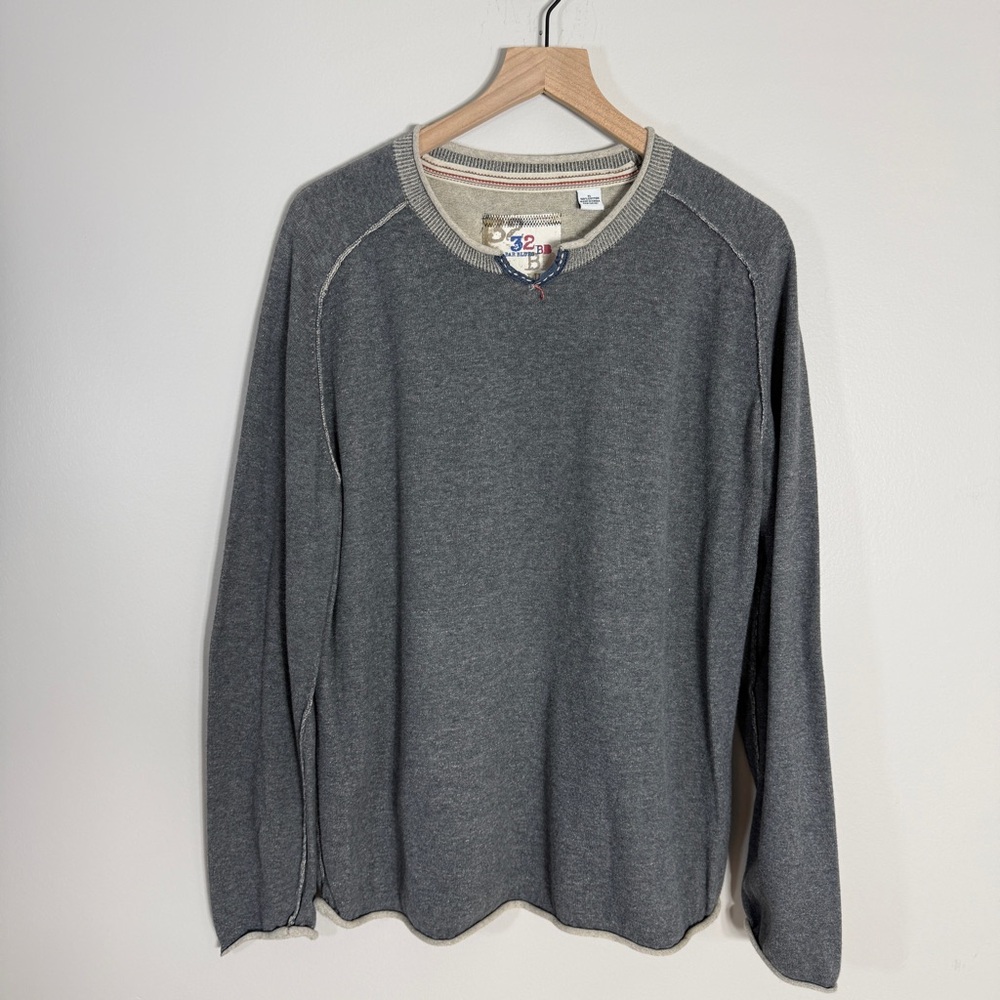 32 Bar Blues Classic Crewneck Gray Sweater